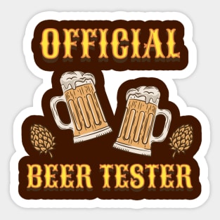 Official Beer Tester Sticker